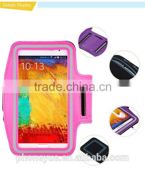 running jogging waterproof mobile cell phone sport armband case for samsung s6