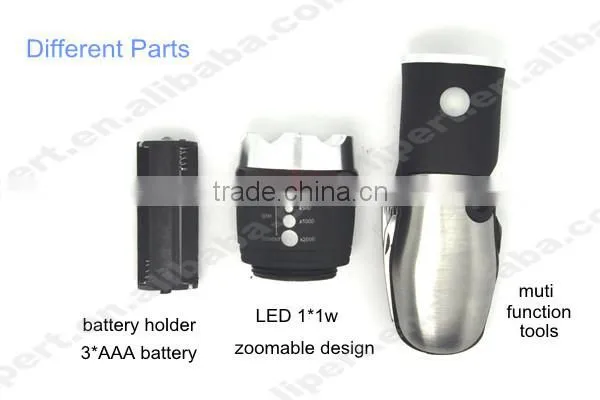 (130208) Made In China Durable LED Emergency Multifuntional Flashlights