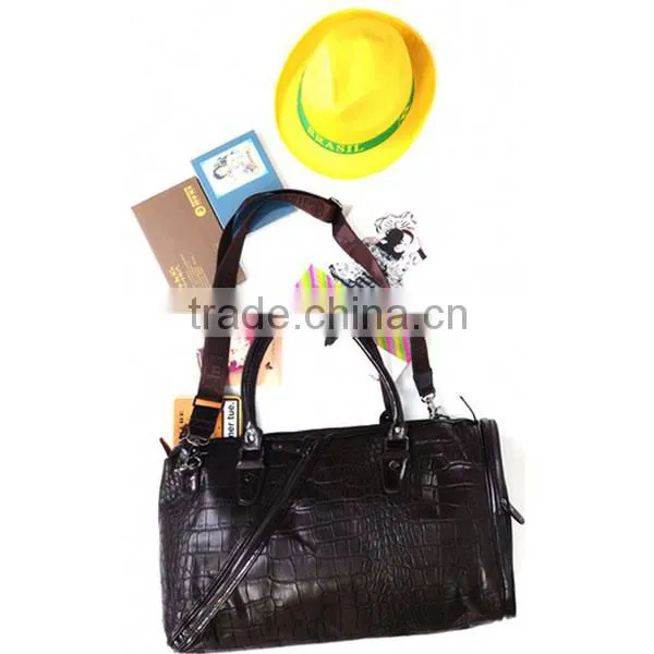 crocodile leather carrier bag for men leather garment bag leather shoe and bag set
