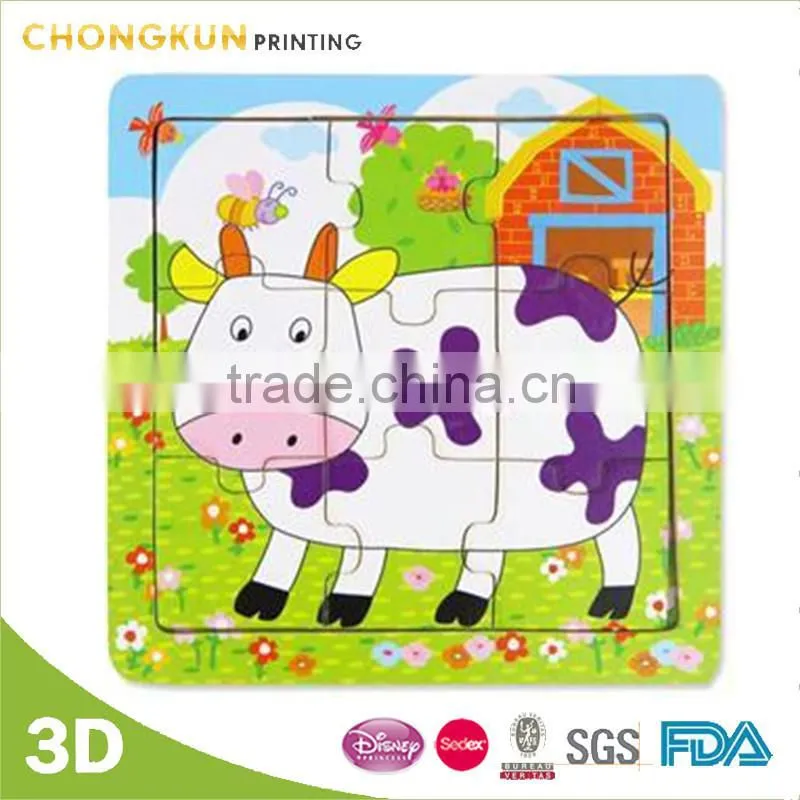 cheap cardboard jigsaw puzzle for kids