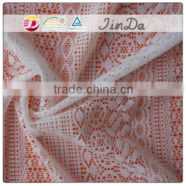 Newest charming embellished lace fabric for lady garment
