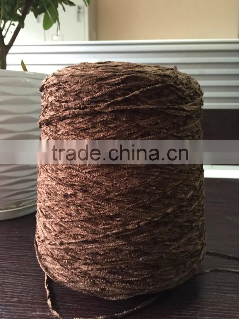 knitting acrylic chenille yarn