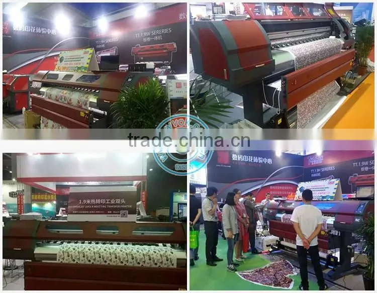 High speed 65 square per hour 1.9M profession 19P2-R transfer printer