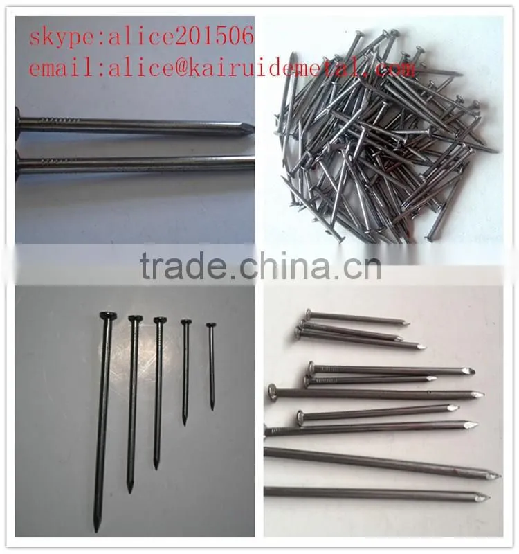 15 years factory produce ISO competitive price high quality common iron wire nail all sizes