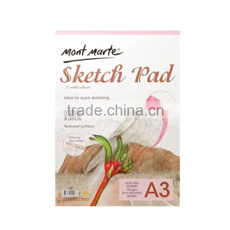 Professional A3 25Sheet 150gsm Sketch Pad Drawing Paper