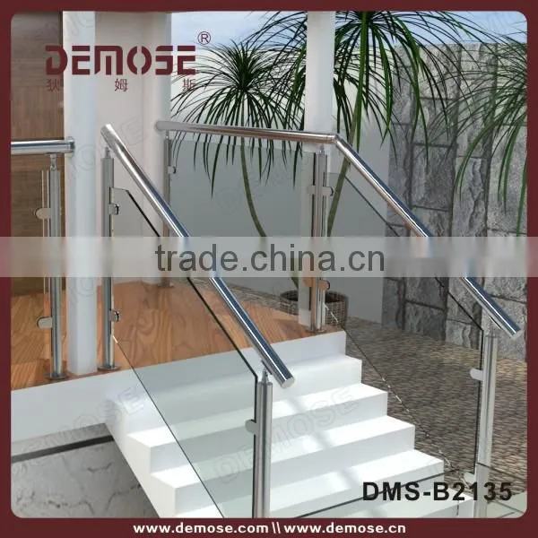 home security wrought iron railings with wooden handrail system