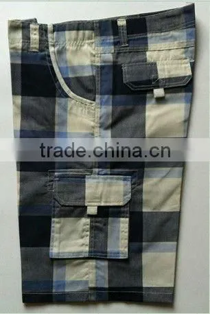 Mens ready made cargo shorts with 6 big pockets