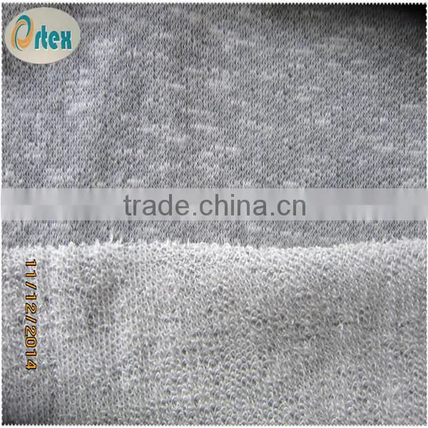 CVC slub french terry fabric for sweater