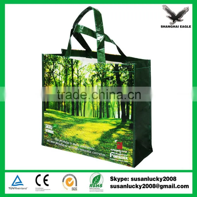 Custom promotion laminated non woven bag