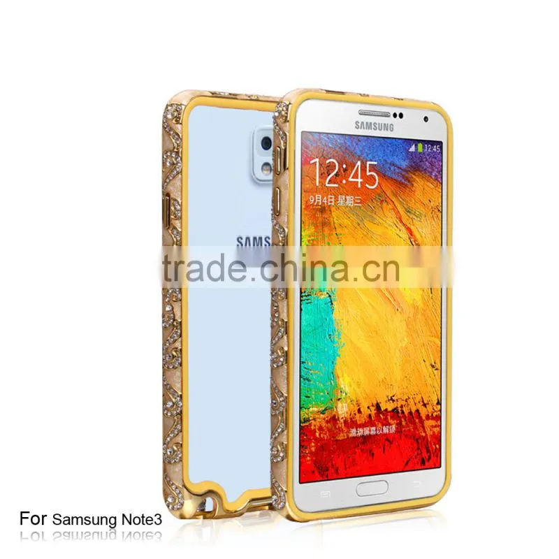 National Flavor Mobile Phone Metal Case/TPU Inlaid Phone case for Samsung Note3