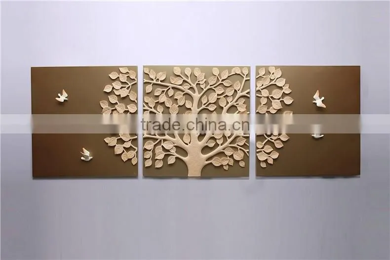 2015 Newest Beautiful Abstract tree in the wind oil paintings
