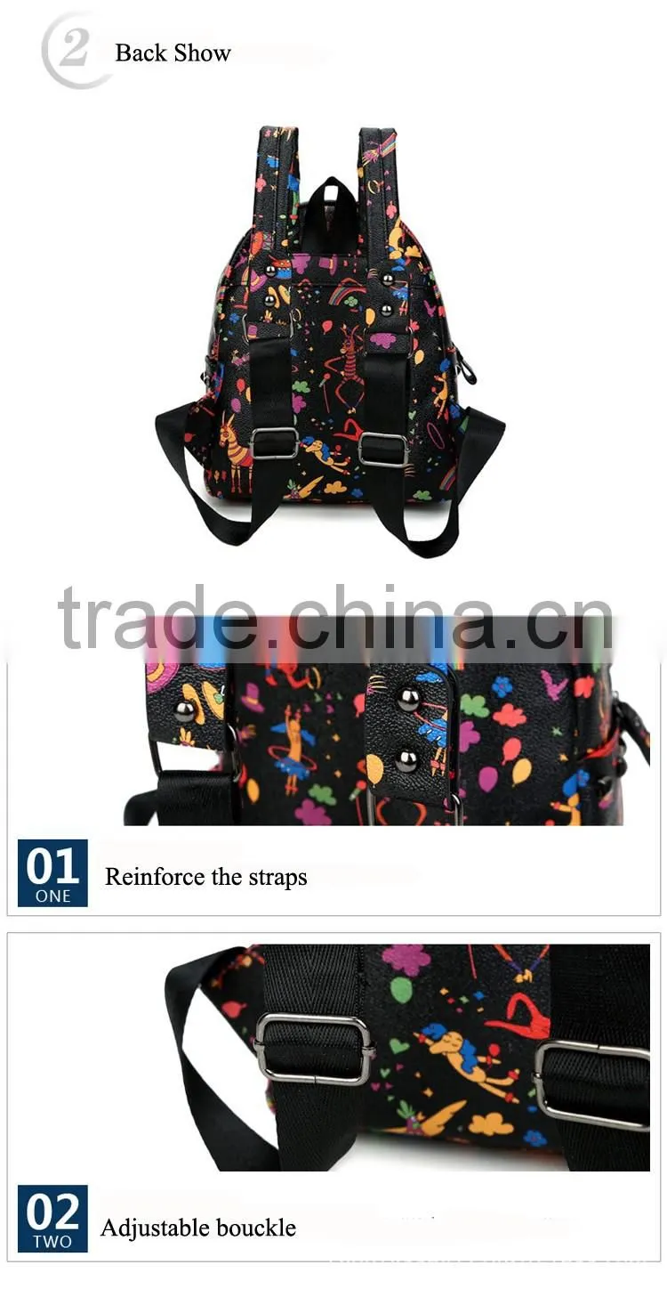 China suppliers wholesale custom deer design 3D print backpacks