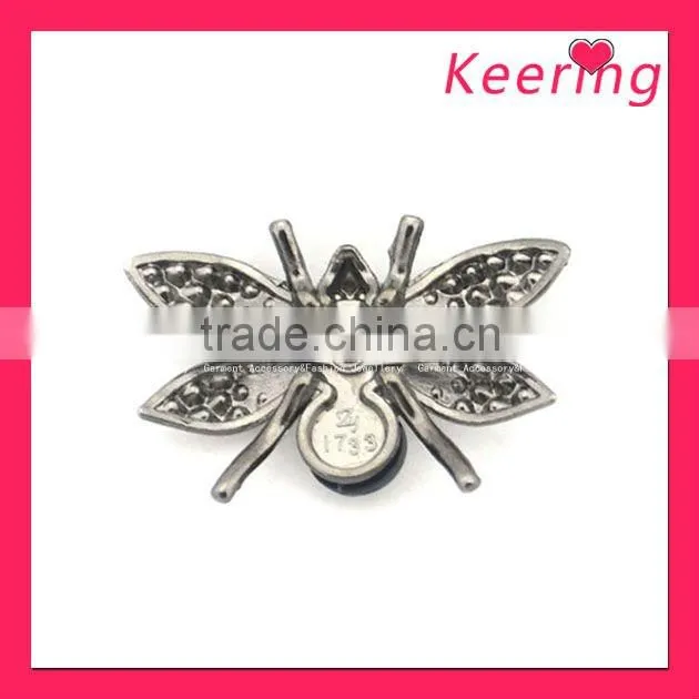 Wholesaler Rhinestone Bee Buckle WCK-854