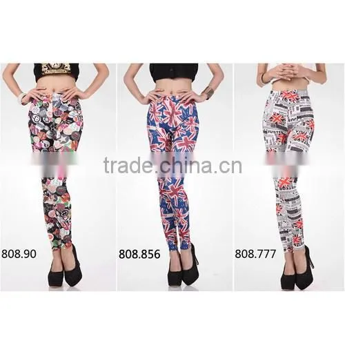 milk silk Christmas leggings, Yoga Leggings, pattern leggings, milk silk leggings at stock