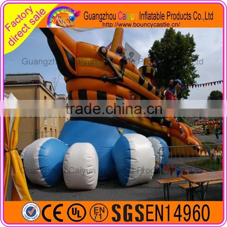 Commercial used inflatable pirate ship, pirate ship playground with prices