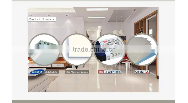 42W dimmable 2x2 flat ceiling led panel light 600*600mm