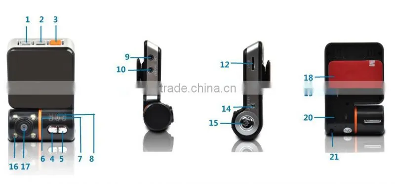 AC 2013 new products ambarella wifi car dvr+super full hd car dvr wifi 3G