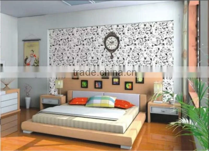 European Paper-Based PVC Surface Breathable Environmental Decorative Wallpaper P1336-1