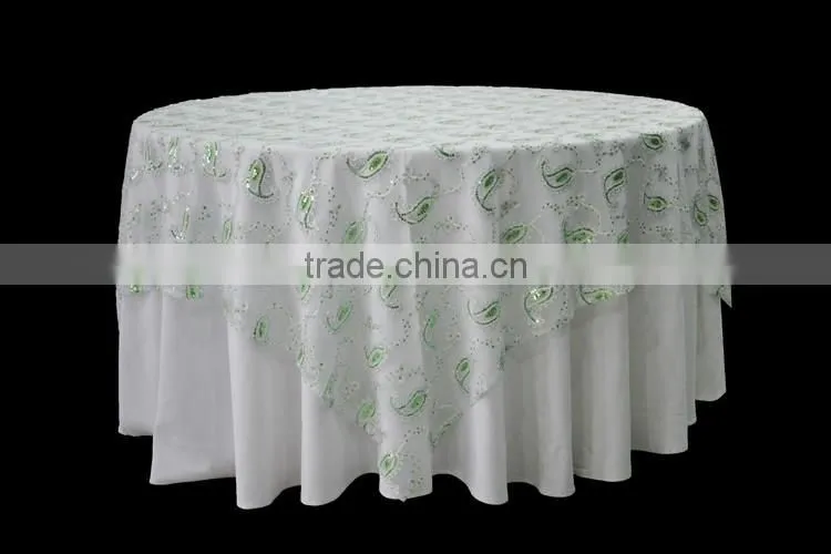 Various color ribbon embroidery table runner cheap table runner