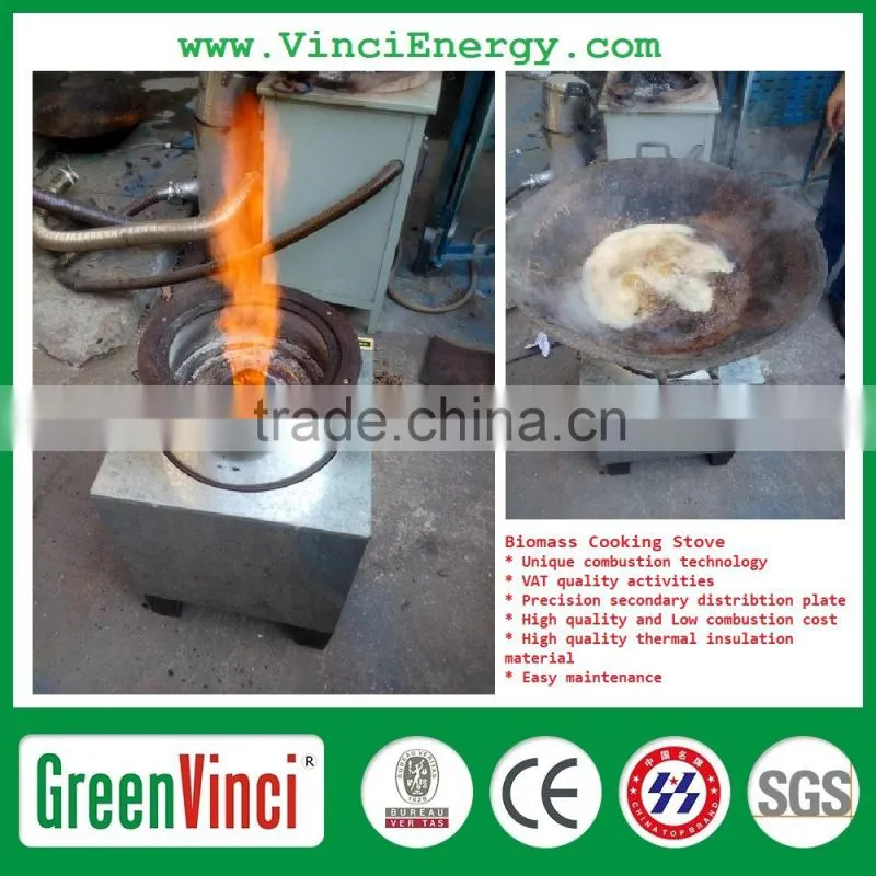 wood biomass cooking stove with no pollution and environment-friendly