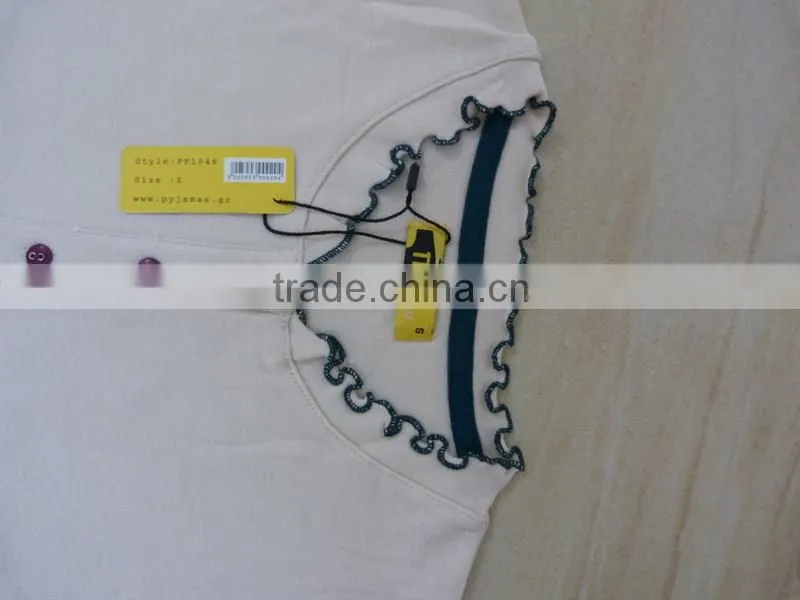 Stock garments ladies Pajamas
