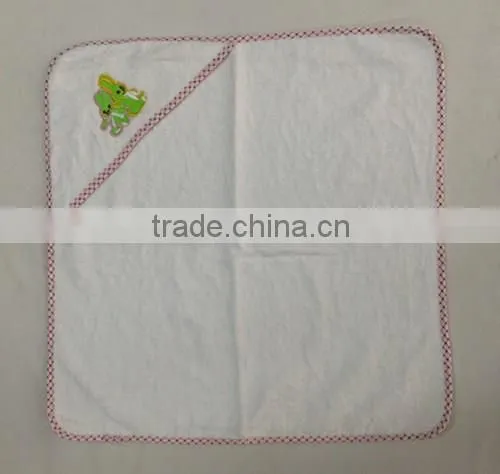 cotton baby hooded towel wrap baby bath towel