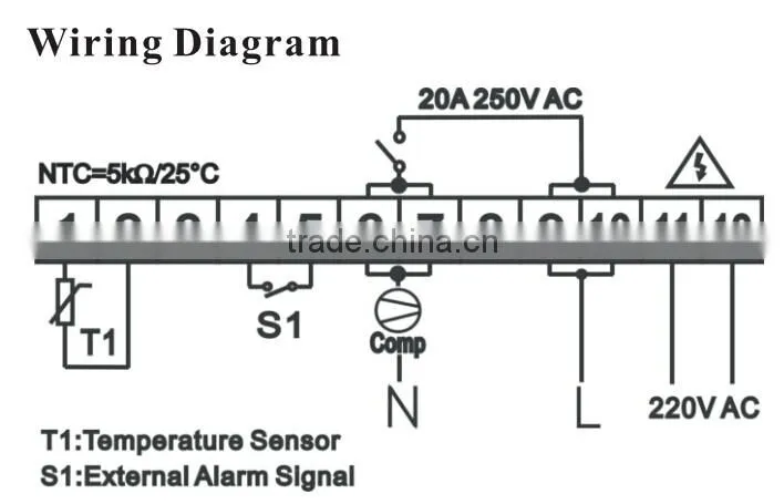 temperature controller with one sensor D10
