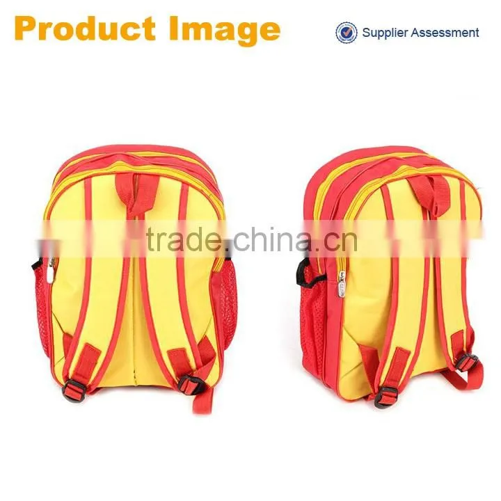 2016 sannovo wholesale cute polyester kids cartoon picture of school bag