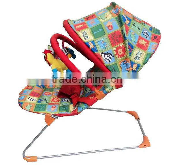 adjustable light weighted musical baby bouncer with lovely toys