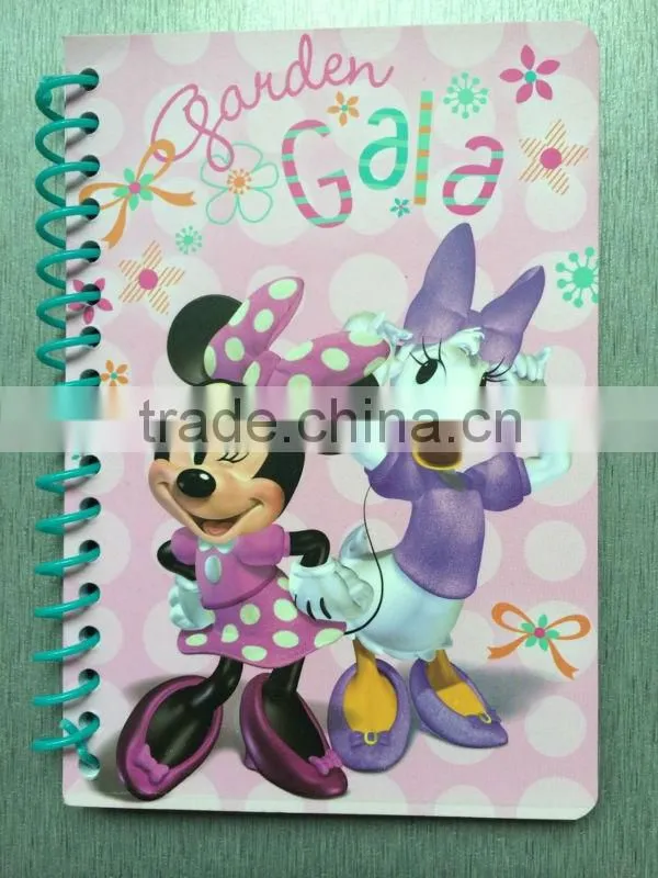New arrival! plastic cover spiral notebook
