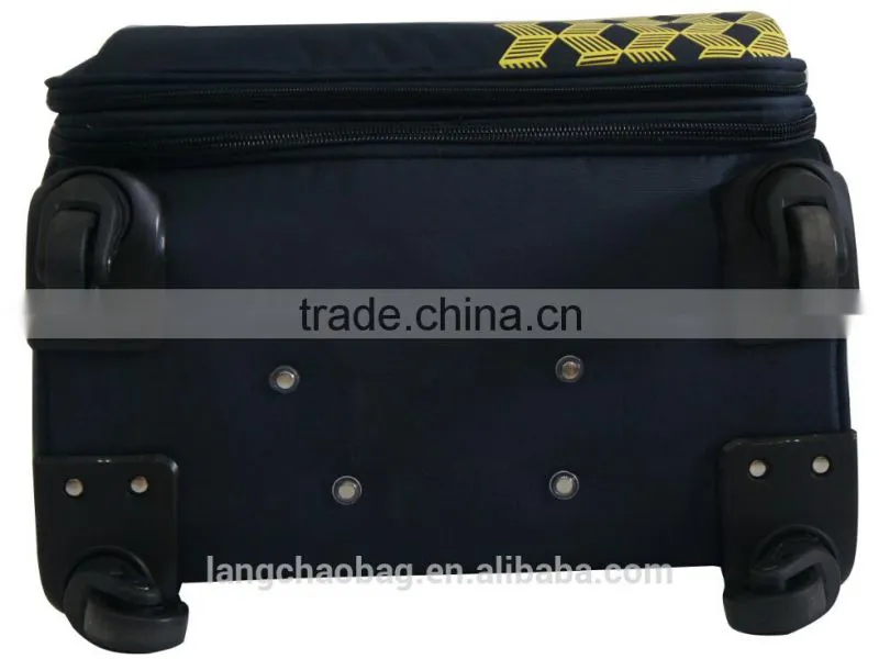 2015 Unique Style China Factory Trolley Case Fashion Soft Easy Carrying Travel Suitcase