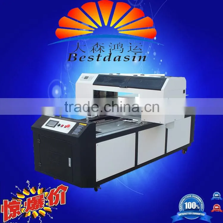 inkjet ceramic tile printer with DX5 printhead eco solvent printing CE approved