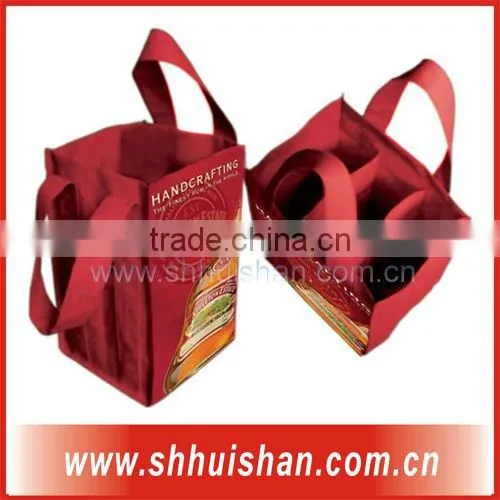 Eco-friendly High quality non-woven bottle bag