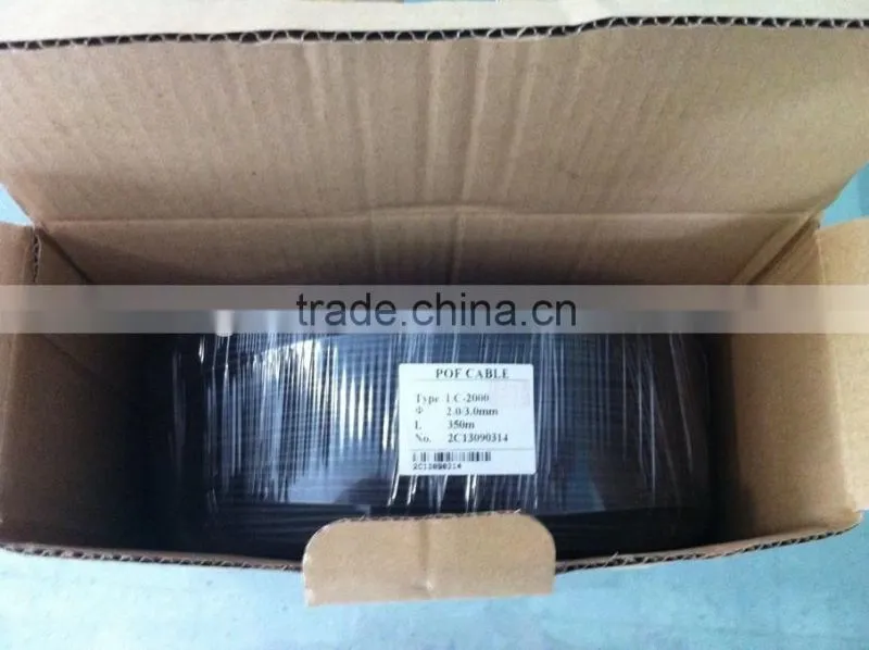 42 strands 0.75mm PMMA end glow multi core fiber optic light