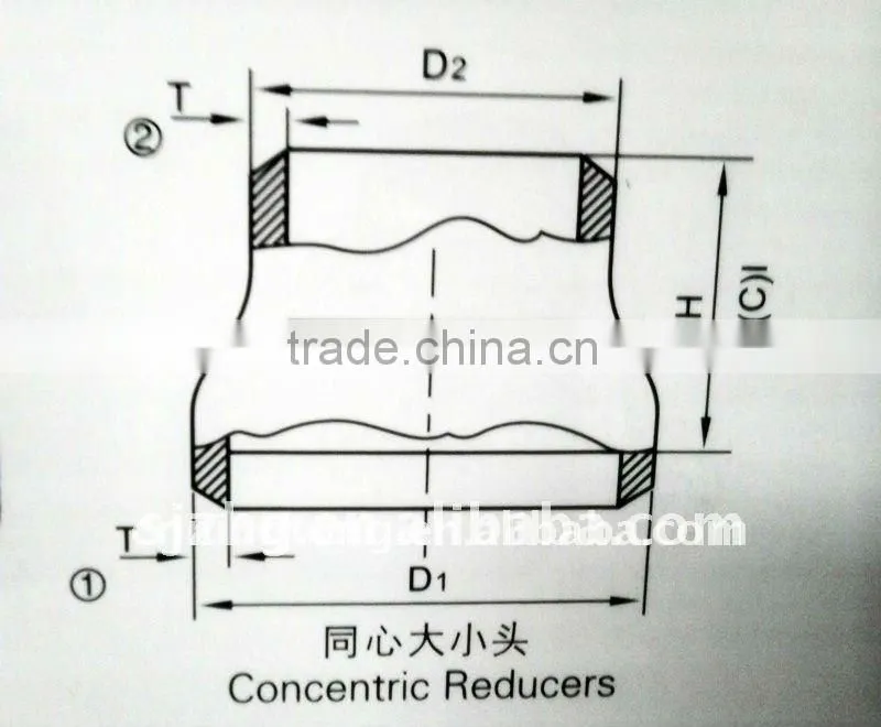Carbon Steel ASTM A234 WPC Reducer