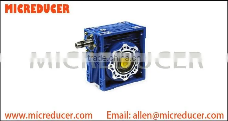 Small 90 degree shaft mounted NRV reducer