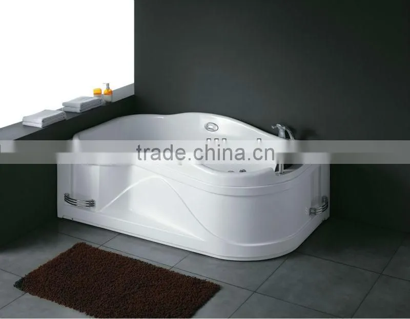 2015 foshan acrylic modern bathtub whirlpools bath tub with pillow