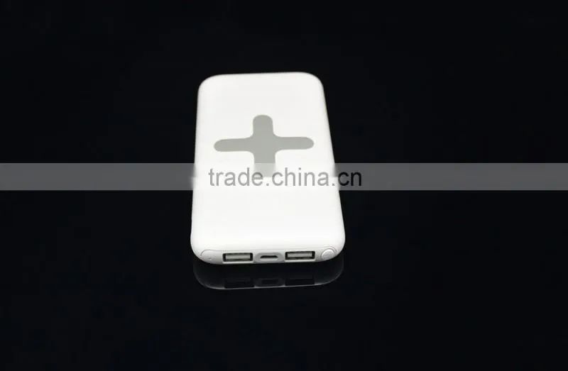 chines smart phone charger power bank 6000mah wireless charger