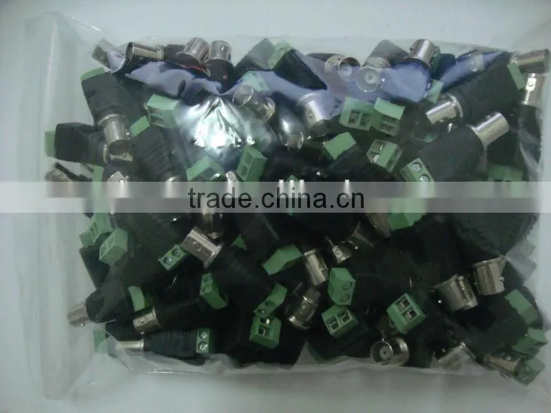 Green And Black Plastic Female BNC Connector