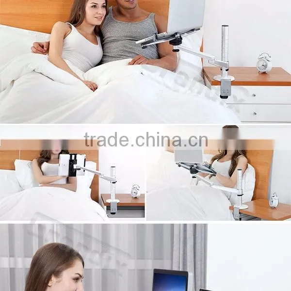 Computer monitor laptop arm stand