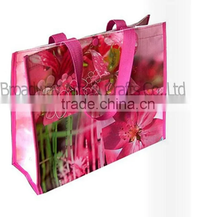 Full Printing Lovely Shopping PP Non Woven bag