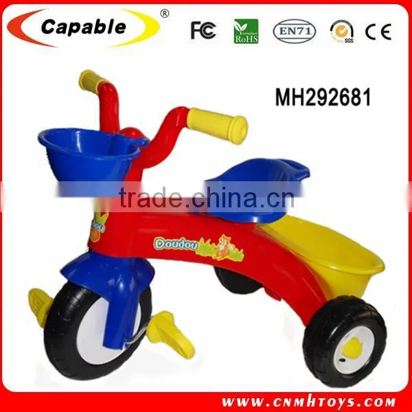 china cheap kid tricycle with two front wheels