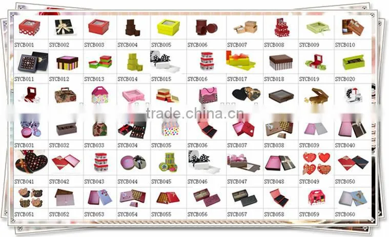 premium custom printed 2 chocolate box