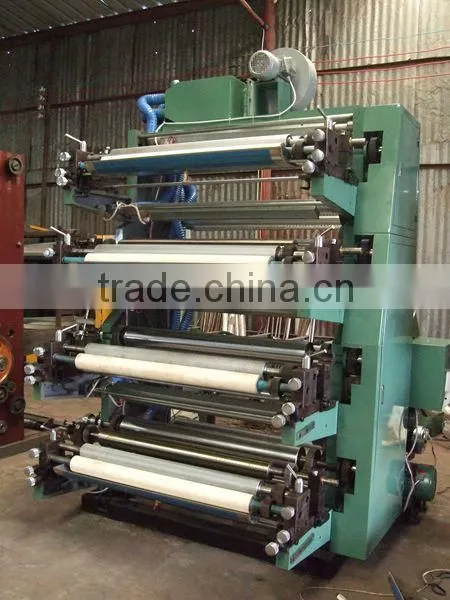 4 Color Flexographic Printing Machine For Sale