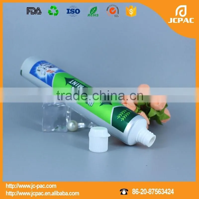 toothpaste tube, normal size aluminum-plastic laminated toothpaste tube