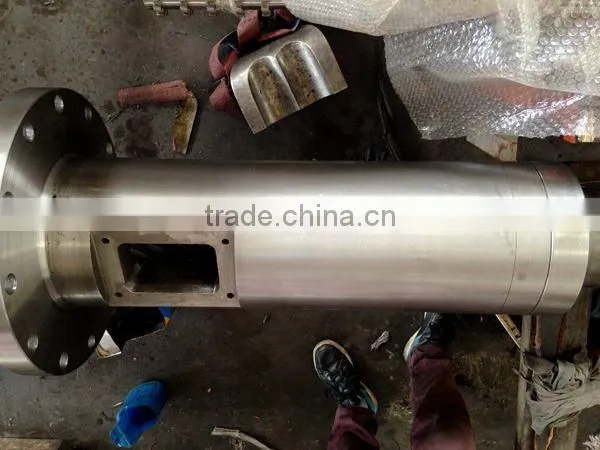 90/33 high capacity Single screw barrel for PPR HDPE pipe extruder