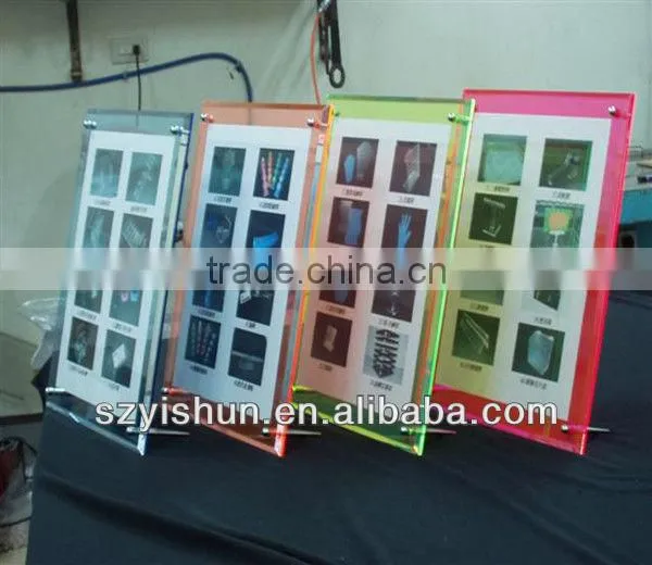 custom manufacturing Acrylic LED display Light Box,acrylic LED wine holder