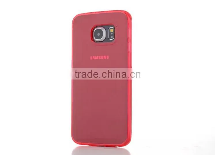 Durable Hard Clear Soft TPU Cover For Samsung S6/S6 Edge