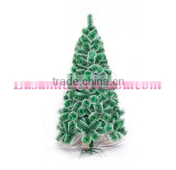 2015 winter metal frame PE/PET/PVC Snowflake Christmas tree