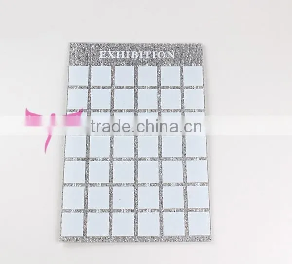 42 spaces 4colors plastic nail art show case,nail art tips display card,nail color book